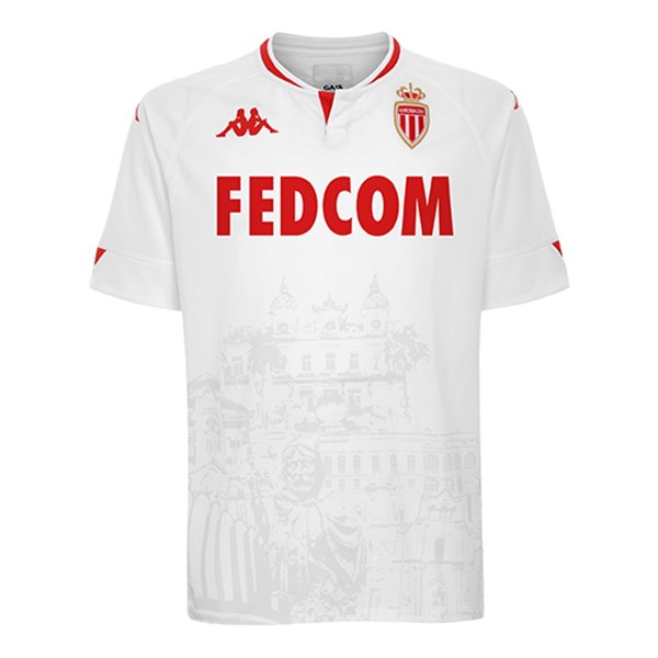 Tailandia Camiseta AS Monaco 3ª 2020/21 Blanco